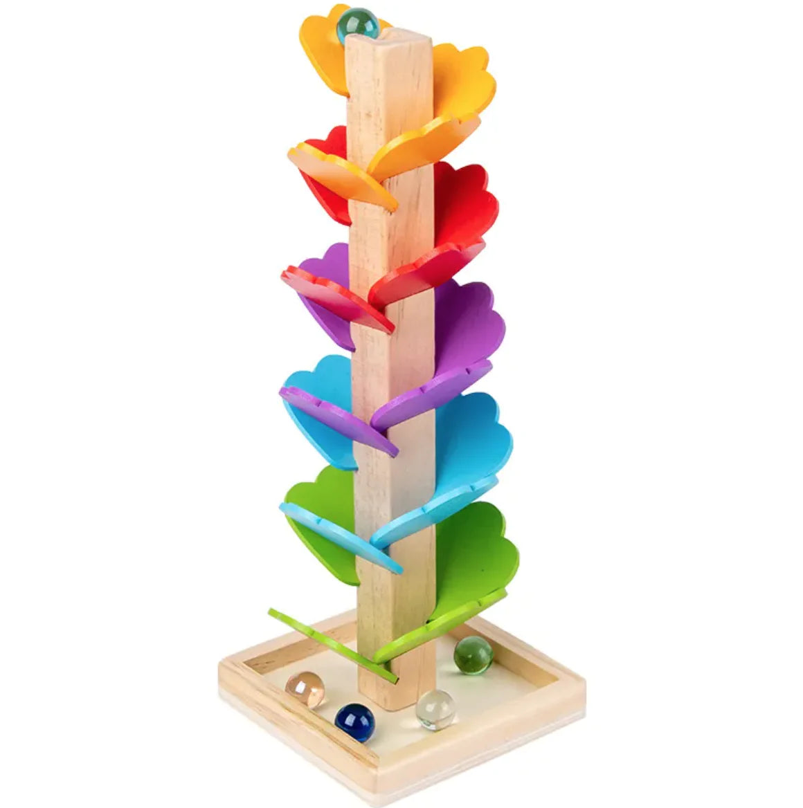 Falling Leaf Tower Rolling Ball Pour Bead Game